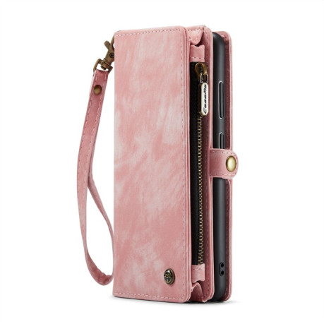 Чехол-кошелек CaseMe 008 Series Zipper Style на Samsung Galaxy S23+Plus 5G - розовый