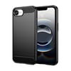 Чохол протиударний Brushed Texture Carbon Fiber на iPhone 17e/16e - чорний