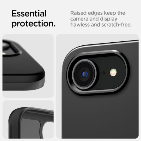 Оригінальний чохол Spigen Thin Fit MagSafe для iPhone 16e - Black