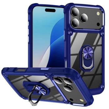 Протиударний чохол Acrylic Ring Holder на iPhone 17 Pro Max - синій