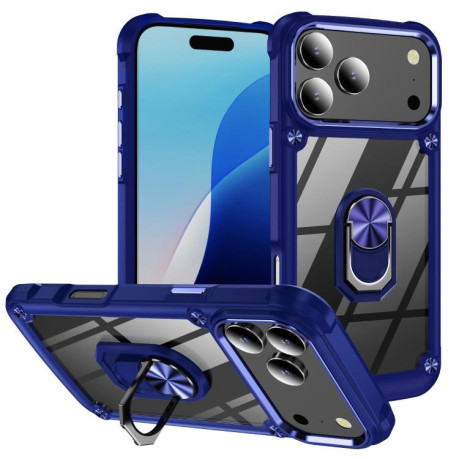 Протиударний чохол Acrylic Ring Holder на iPhone 17 Pro Max - синій