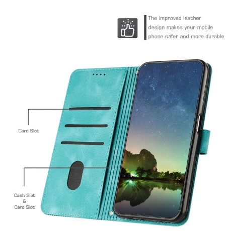 Чехол-книжка Dream Triangle Leather на Infinix Hot 50 Pro 4G - зеленый