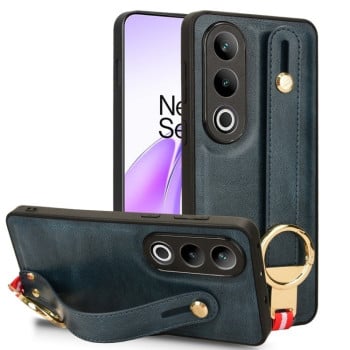 Протиударний чохол Wristband Leather Back для OnePlus Ace 3V - синій