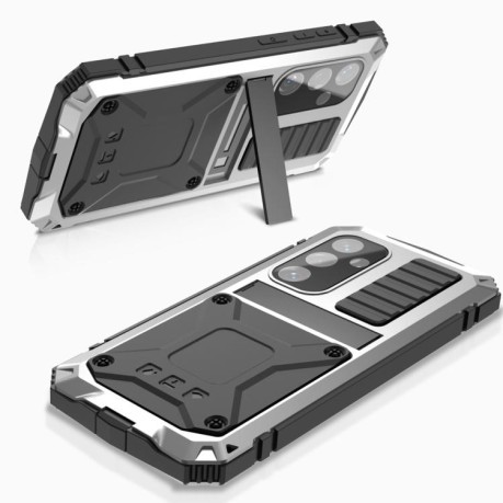 Противоударный чехол R-JUST Life Waterproof для Samsung Galaxy S25+ 5G - серебристый