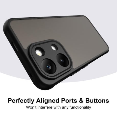 Чехол Fan Dun Series гибрид на Xiaomi Redmi Turbo 5 Max/Poco X8 Pro Max 5G — чёрный
