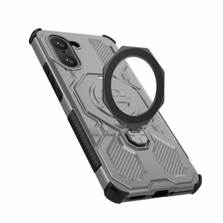 Противоударный чехол J-20 Solid Color MagSafe Magnetic на OnePlus Ace 5 Racing 5G / Nord CE5 - серый