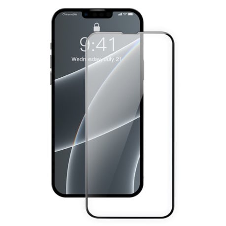 Защитное стекло Baseus 0.4mm Full-screen для iPhone 13 / 13 Pro - прозрачное