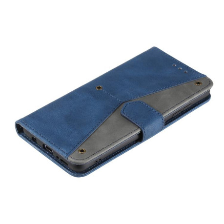 Чехол-книжка Nail Skin Feel Stitching Calf Texture Leather для Motorola Moto G05 - синий