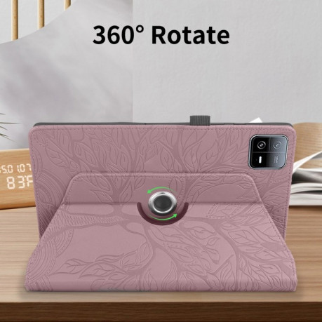 Чохол-книжка Life of Tree для Xiaomi Pad 6/6 Pro - рожеве розовое золото