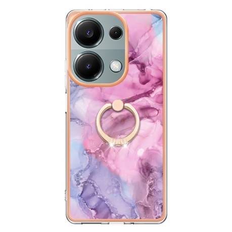 Протиударний чохол Electroplating IMD для Xiaomi Redmi Note 13 Pro 4G/Redmi Note Redmi Note 14S/ 13 Pro 4G / POCO M6 Pro 4G - Pink