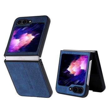 Чохол AZNS з 3D-тисненням та м'яким покриттям Skin Feel на Samsung Galaxy Flip 6/Flip 7 FE - синій