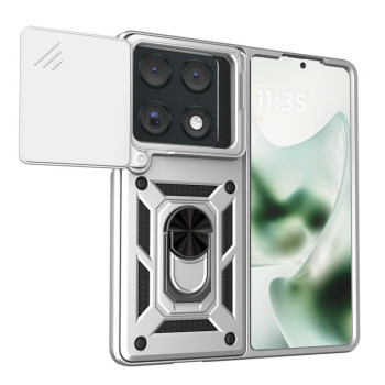 Протиударний чохол Sliding Camshield на Motorola Razr Fold 5G — сріблястий
