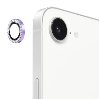 Защитное стекло на камеру ENKAY AR Anti-reflection Camera Lens для iPhone 16e - фиолетовое
