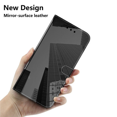 Чехол-книжка Lmitated Mirror для Samsung Galaxy A24 4G - черный