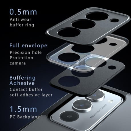 Противоударный чехол Armor Precise Hole гибрид на Xiaomi Redmi 15 5G Global / 15 4G SEA 169mm - прозрачный