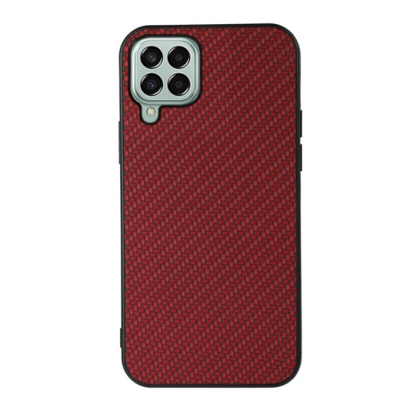 Протиударний чохол Carbon Fiber Skin для Samsung Galaxy M33 5G - червоний