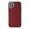 Противоударный чехол Carbon Fiber Skin для Samsung Galaxy M33 5G - красный