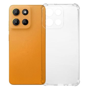 Прозрачный ультратонкий чехол Kalebol 1.5mm и укрепленными углами Airbags на Motorola Moto G15