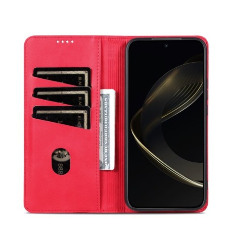 Чохол-книжка AZNS Magnetic Calf на  Xiaomi 15 Pro 5G - червоний