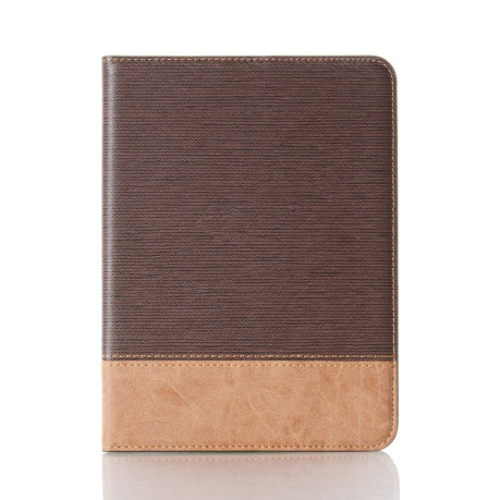 Чехол-книжка Cross Texture на iPad mini 6 - коричневый