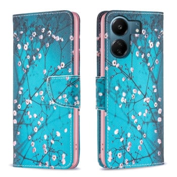 Чохол-книжка Colored Drawing Pattern для Xiaomi Redmi 13C/Poco C65/Poco C65 - Blossom