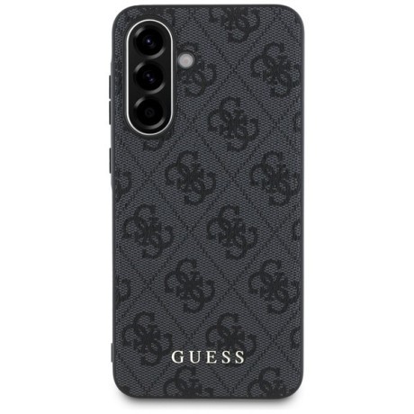 Оригинальный чехол Guess Metal Gold Logo для Samsung Galaxy A56 - Black