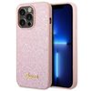 Оригинальный чехол Guess Glitter Script для iPhone 14 Pro Max - pink