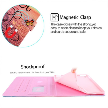 Чохол-книжка Silk Texture для iPad mini 6 - Dream Chasing Butterfly