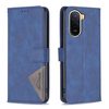 Чехол-книжка с фактурой Rhombus и магнитным хлястиком для Redmi A7 Pro 171mm / Poco C85x 5G — синий