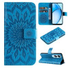 Чехол-книжка Embossed Sunflower для OPPO A60 4G Global - синий