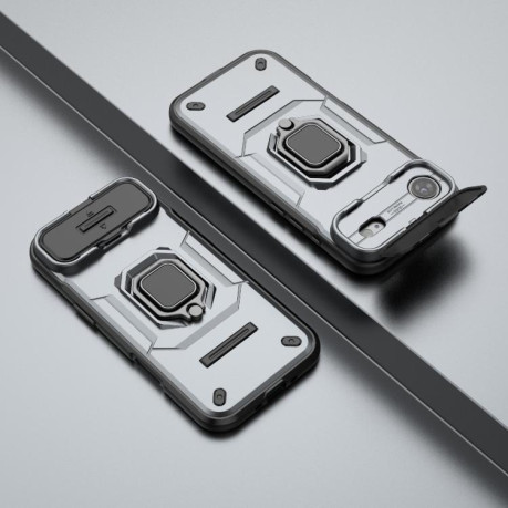 Противоударный чехол Sliding Camshield для iPhone Air - серый