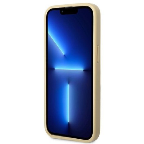 Оригінальний чохол Guess Glitter Script для iPhone 14 Pro Max - gold