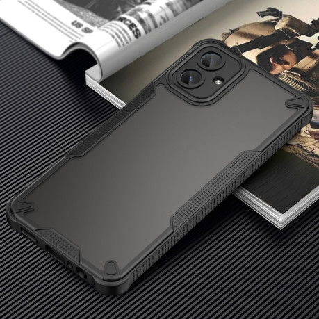 Противоударный чехол Armor Glaze PC Hybrid TPU для Samsung Galaxy A06 - черный