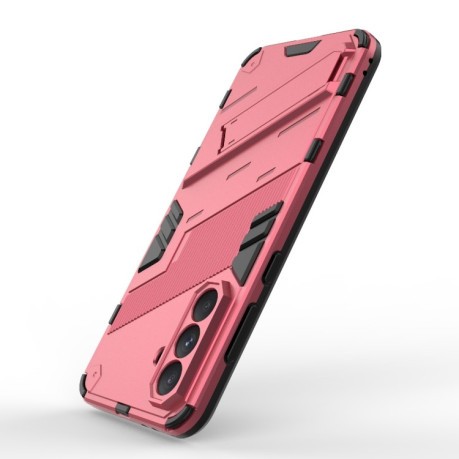 Противоударный чехол Punk Armor для Samsung Galaxy A56 5G - светло-красный