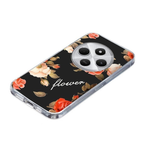 Чохол Colorful Painting Pattern TPU для Xiaomi Redmi 14C 4G/Poco C75/Redmi A4 5G - чорний