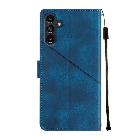 Чехол-книжка Skin-feel Embossed для Samsung Galaxy A25 5G / A24 - синий