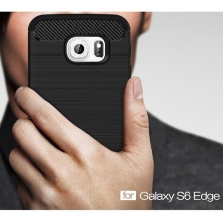 Противоударный Чехол Rugged Armor Fiber Black для Samsung Galaxy S6 Edge / G925
