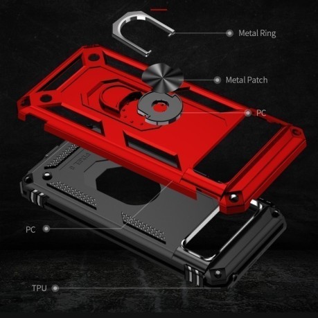 Протиударний чохол HMC 360 Degree Rotating Holder для Google Pixel 8 Pro - червоний