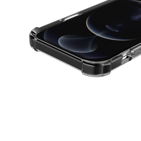 Противоударный акриловый чехол Four-corner на iPhone 13 Pro Max - черный