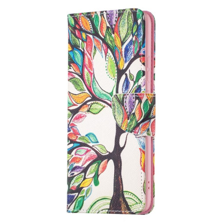 Чехол-книжка Colored Drawing Pattern для Xiaomi 12 Pro - Tree Life