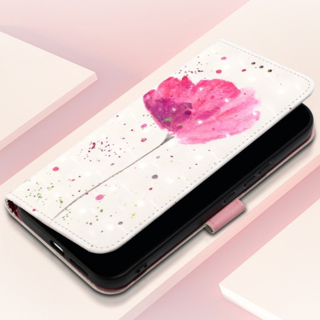 Чехол-книжка 3D Painting для Xiaomi Poco X6 Pro - Flower
