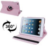 Шкіряний Чохол 360 Degree Litchi Texture рожевий для iPad mini 1 / 2 / 3