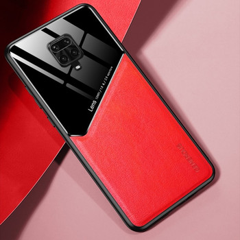 Противоударный чехол Organic Glass для Xiaomi Redmi Note 9s - красный