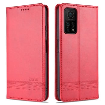 Чехол-книжка AZNS Magnetic Calf на Xiaomi Mi 10T / 10T Pro - красный