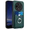 Чохол протиударний R20 Ring Card Holder для OPPO A3 Pro 5G - зелений