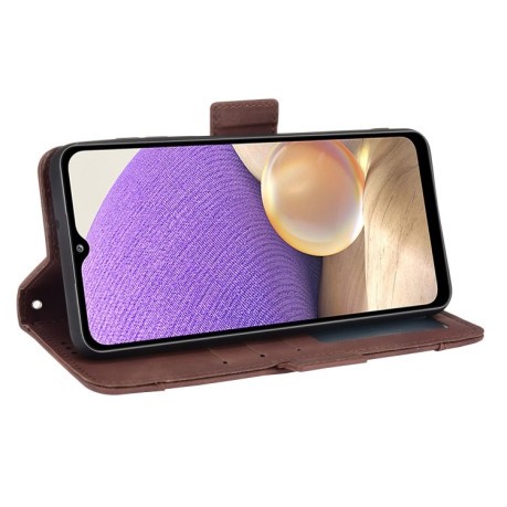 Чехол-книжка Skin Feel Calf на Samsung Galaxy A04s/A13 5G - коричневый