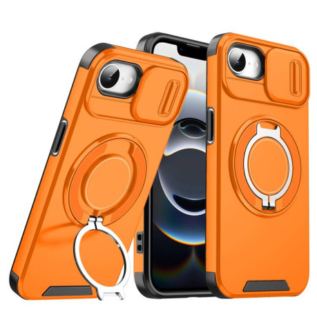 Протиударний чохол Sliding Camshield Ring Holder для iPhone 16e - помаранчевий