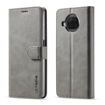 Чохол книжка LC.IMEEKE Calf Texture на Xiaomi Mi 10T Lite - сірий