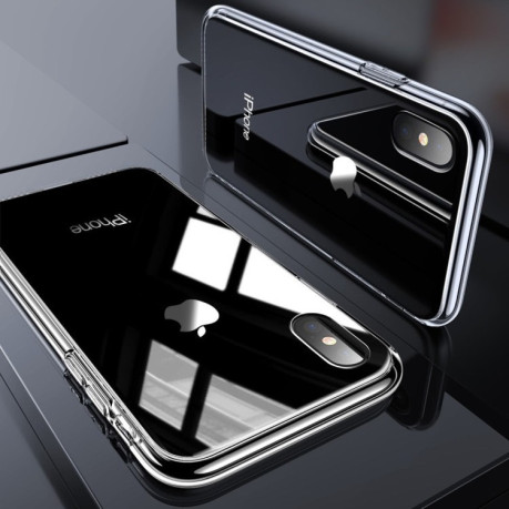 Стеклянный чехол ESR Mimic Series на  iPhone X/Xs -прозрачный