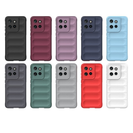 Силіконовий чохол Magic Flannel для Motorola Edge 50 Neo - сірий